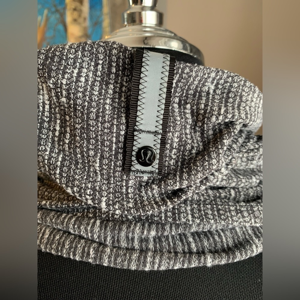 LLL Vinyasa snap scarf Coco pique Gray